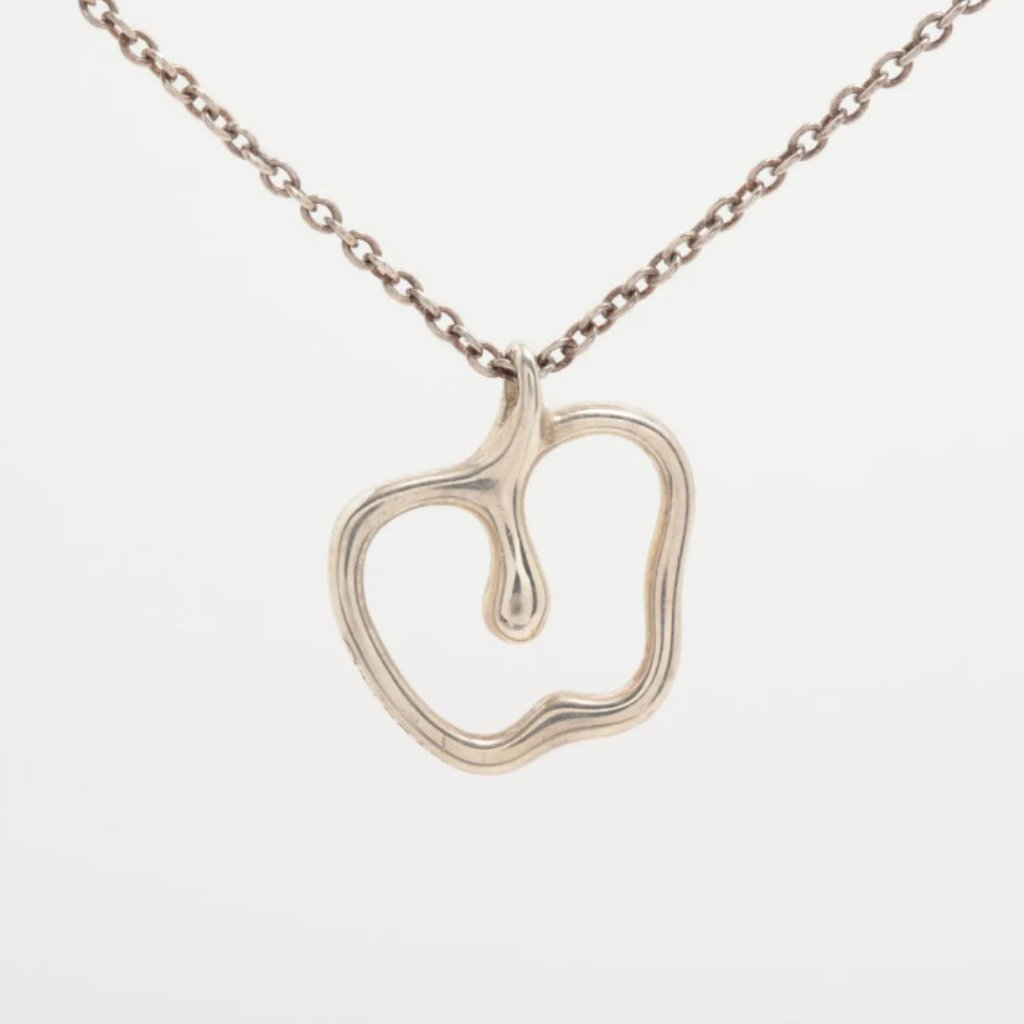 Tiffany & Co. Apple Pendant Necklace 925 Silver